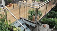 Balkon mit Treppenanlage